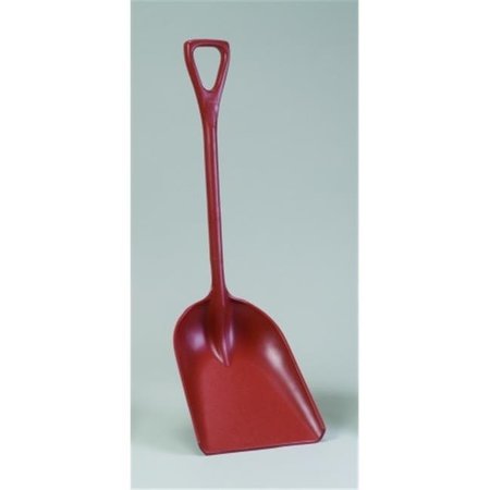 POLY PRO TOOLS Tuffy Jr 11 in Scoop Shovel, Poly, Red P-6981-R